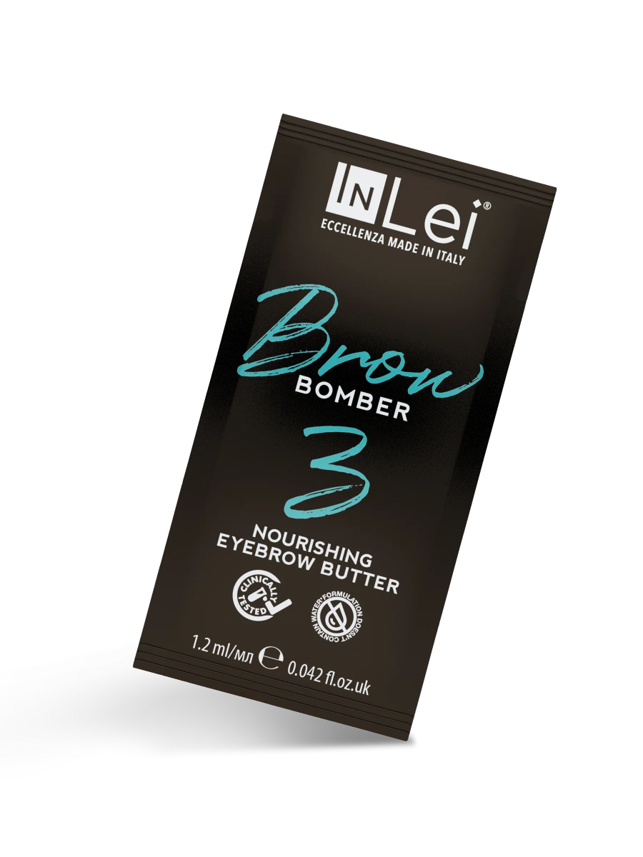 InLei® "BROW BOMBER 3" Nährender Balsam für die Augenbrauen – 9 Stück Sachet a' 1,2 ml - lishmaker.com