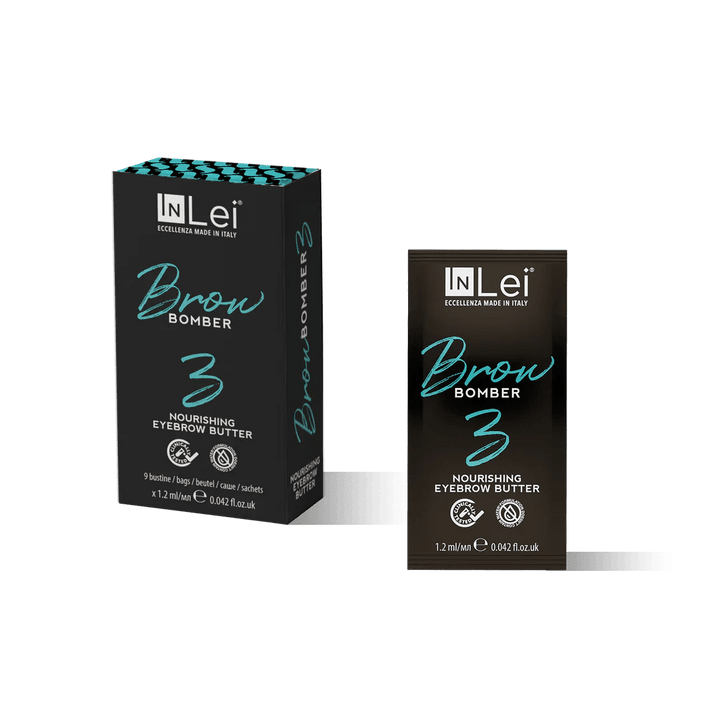 InLei® "BROW BOMBER 3" Nährender Balsam für die Augenbrauen – 9 Stück Sachet a' 1,2 ml - lishmaker.com