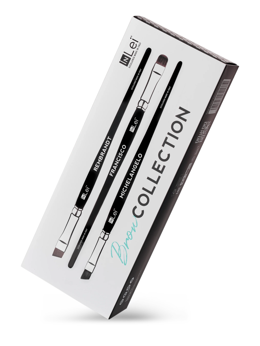 InLei® BROW COLLECTION Set mit professionellen Augenbrauenpinseln - lishmaker.com