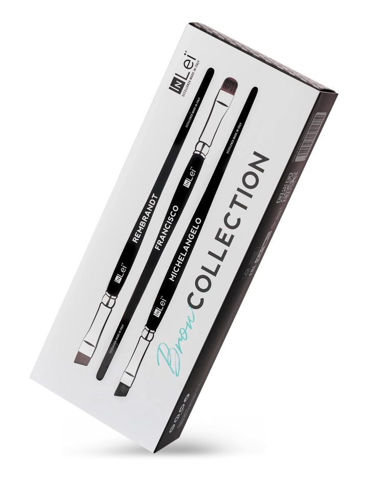 InLei® BROW COLLECTION Set mit professionellen Augenbrauenpinseln - lishmaker.com