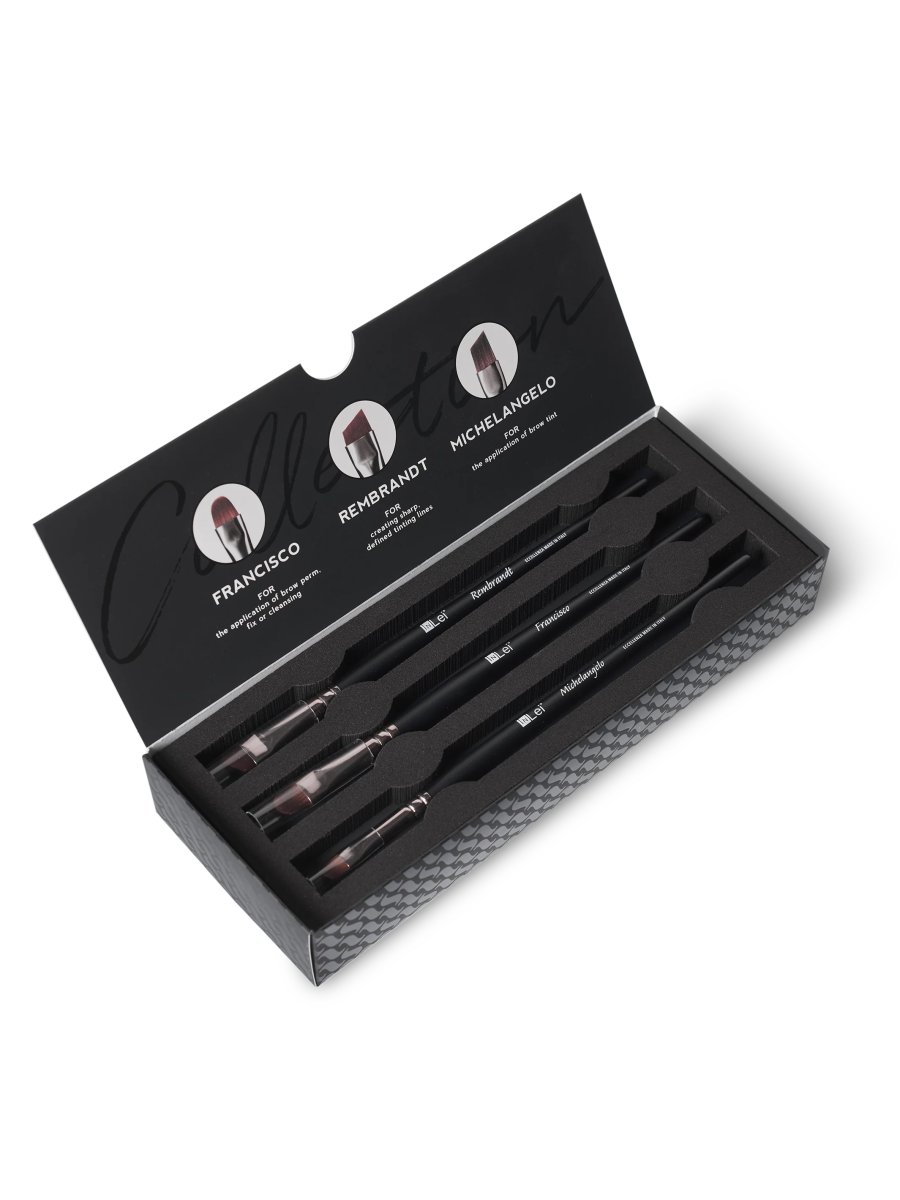 InLei® BROW COLLECTION Set mit professionellen Augenbrauenpinseln - lishmaker.com