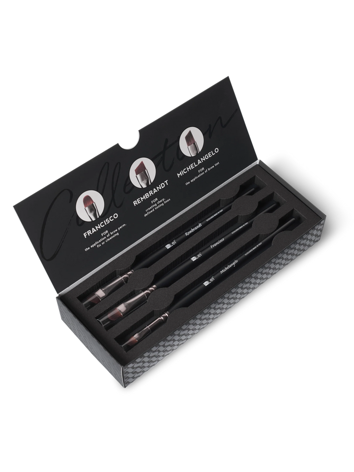InLei® BROW COLLECTION Set mit professionellen Augenbrauenpinseln - lishmaker.com