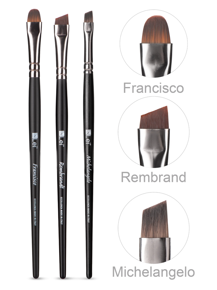 InLei® BROW COLLECTION Set mit professionellen Augenbrauenpinseln - lishmaker.com