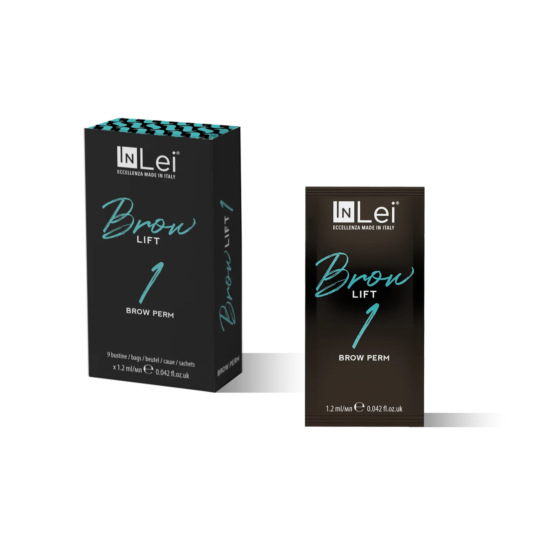 InLei® "BROW LIFT 1" Lifting für Augenbrauen - 9 Stück Sachet a' 1,2 ml - lishmaker.com