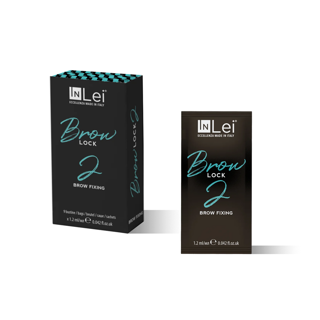 InLei® "BROW LOCK 2" Fixierung für Augenbrauen - 9 Stück Sachet a' 1,2 ml - lishmaker.com