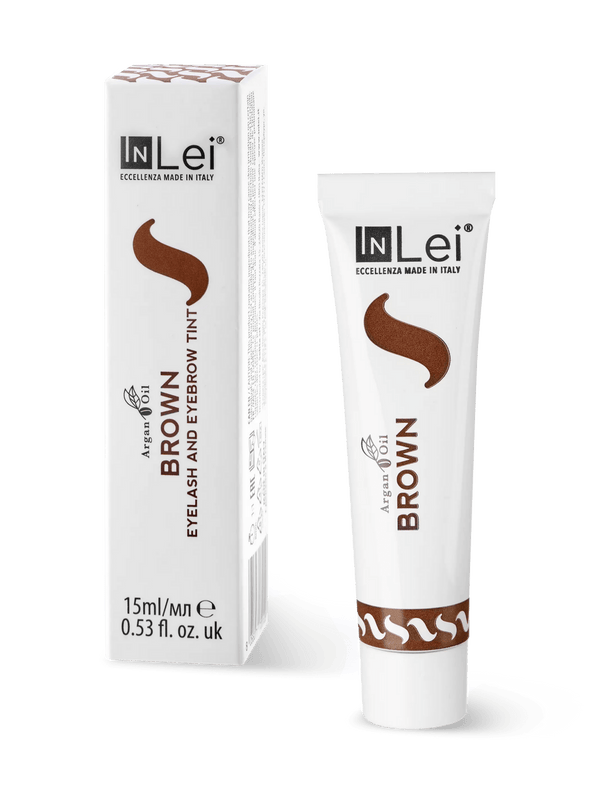 InLei® "BROWN" - Wimpern und Augenbrauenfarbe - lishmaker.com