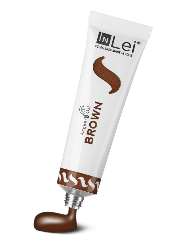 InLei® "BROWN" - Wimpern und Augenbrauenfarbe - lishmaker.com