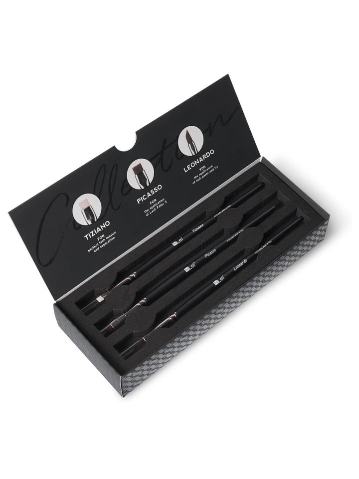 InLei® LASH COLLECTION professionelles Wimpernpinsel - Set - lishmaker.com
