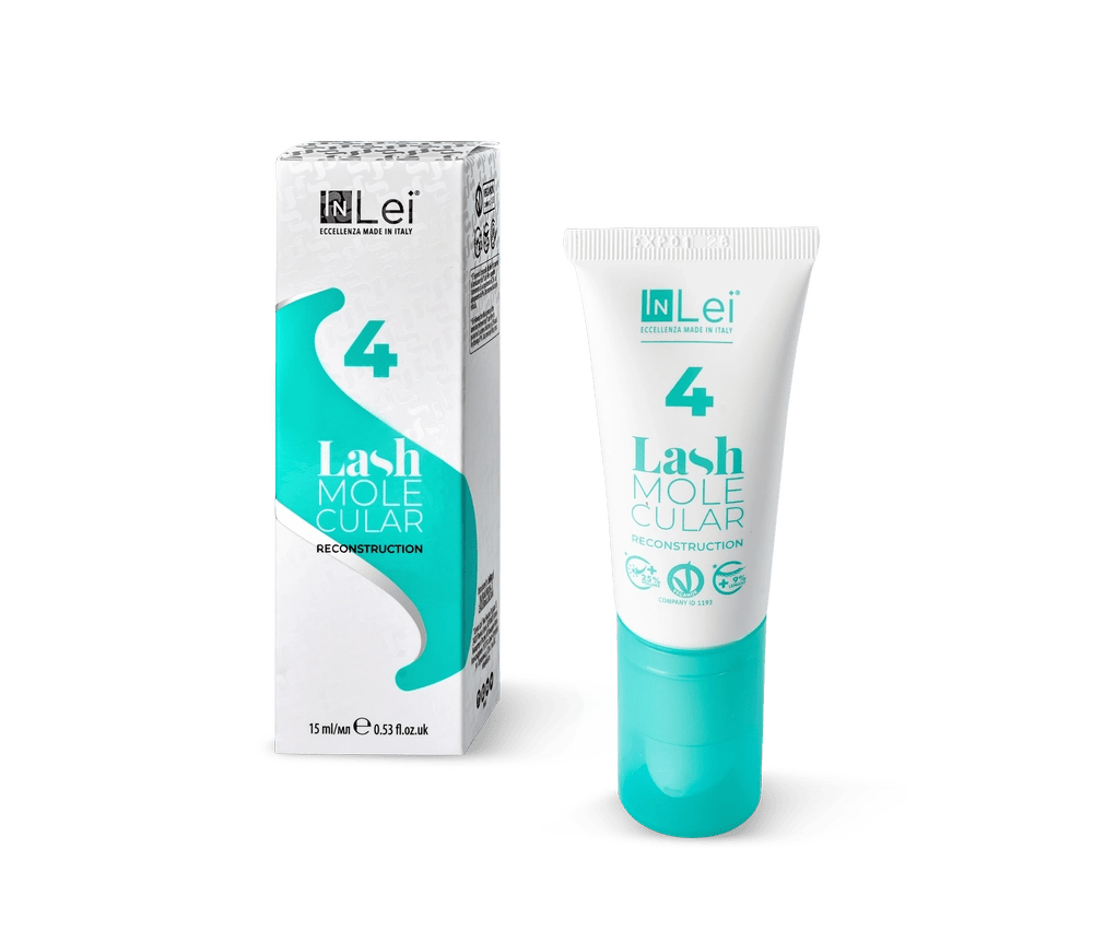 InLei® "LASH MOLECULAR 4" molekulare Rekonstruktion für Wimpern und Augenbrauen - 15ml - lishmaker.com