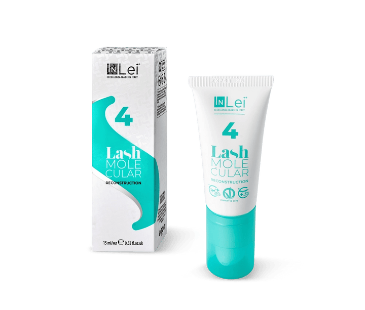 InLei® "LASH MOLECULAR 4" molekulare Rekonstruktion für Wimpern und Augenbrauen - 15ml - lishmaker.com