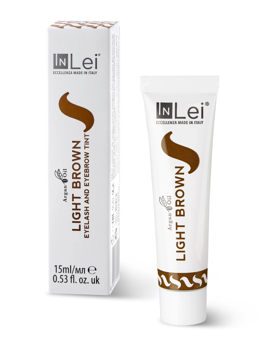 InLei® "LIGHT BROWN" - Wimpern - und Augenbrauenfarbe - lishmaker.com