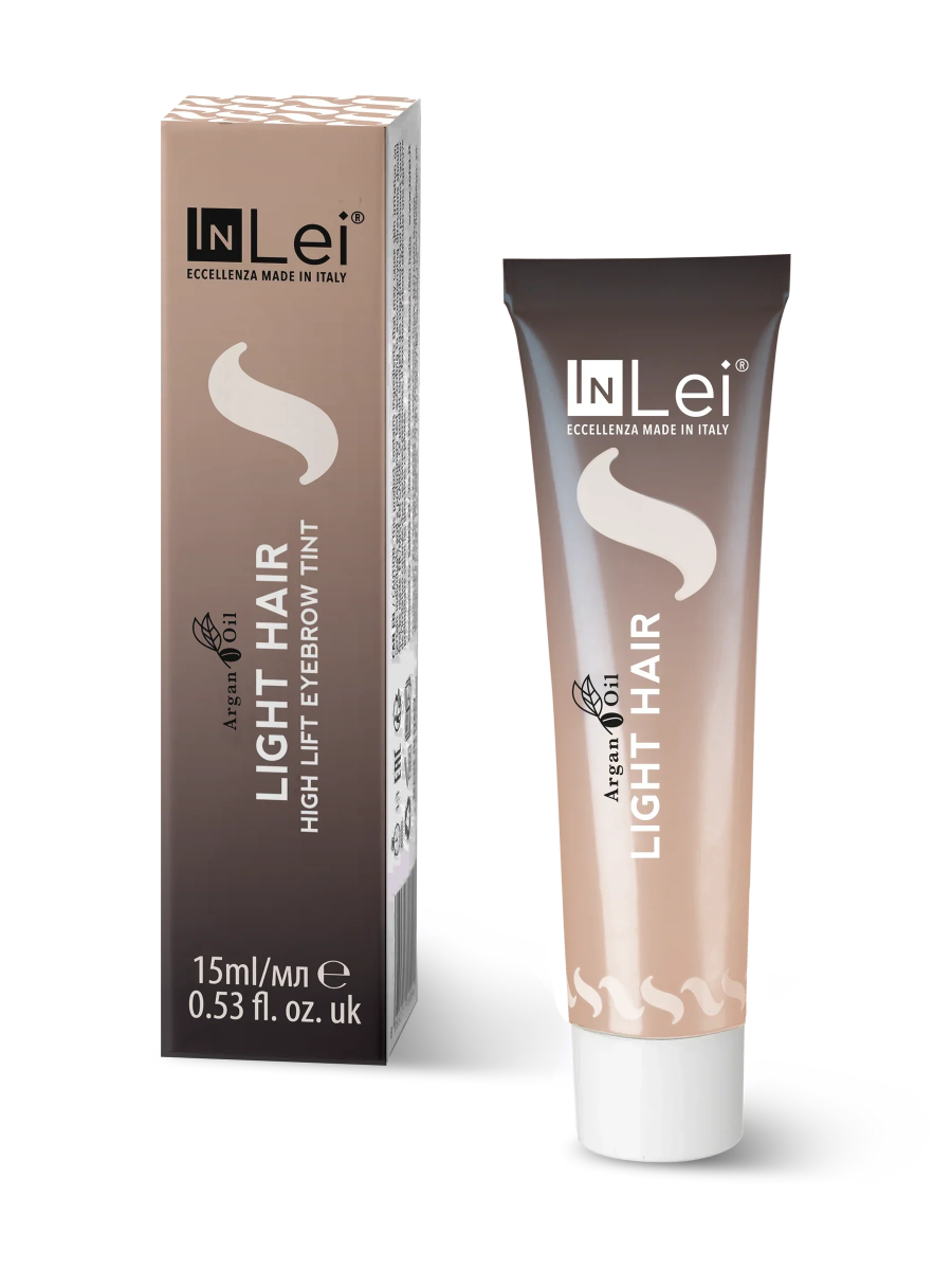 InLei® LIGHT HAIR Aufhellende Augenbrauenfarbe mit Arganöl, 15 ml. - lishmaker.com