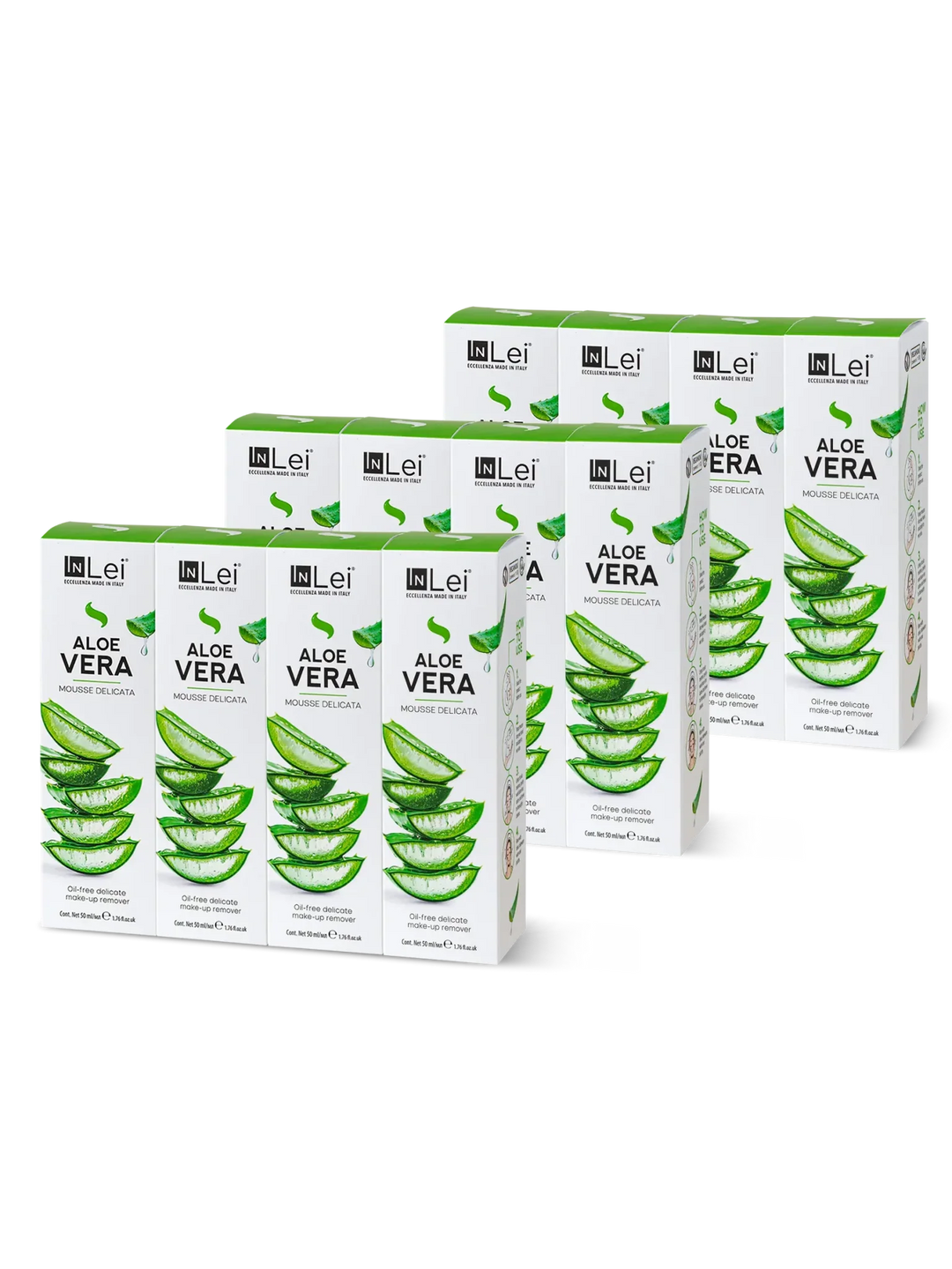 InLei® MOUSSE ALOE VERA TRAVEL SIZE - Thekendisplay 12 × 50 ml - lishmaker.com 3