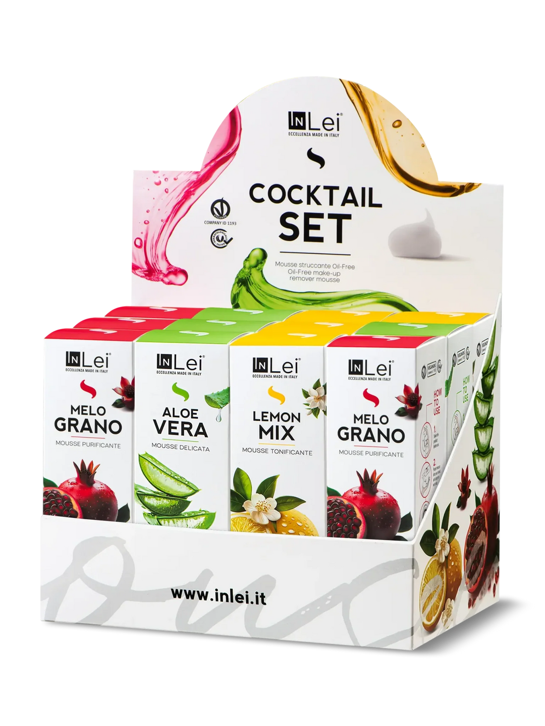 InLei® MOUSSE COCKTAIL SET TRAVEL SIZE - Thekendisplay 12 × 50 ml - lishmaker.com