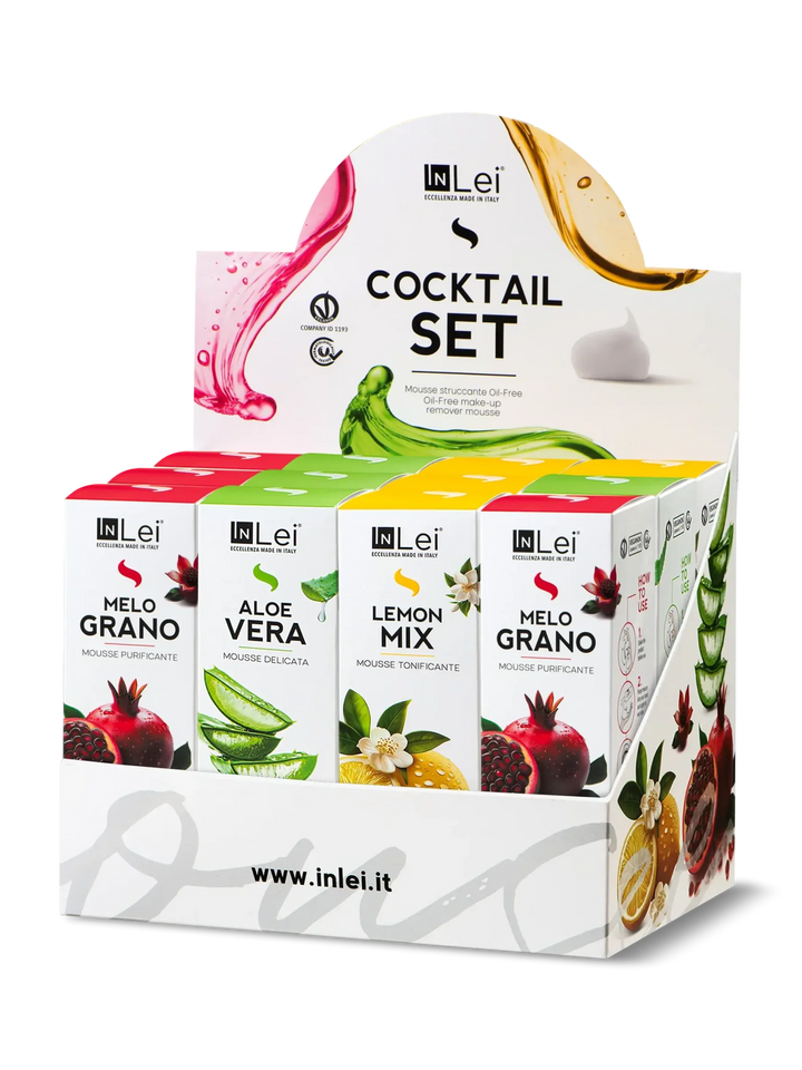 InLei® MOUSSE COCKTAIL SET TRAVEL SIZE - Thekendisplay 12 × 50 ml - lishmaker.com