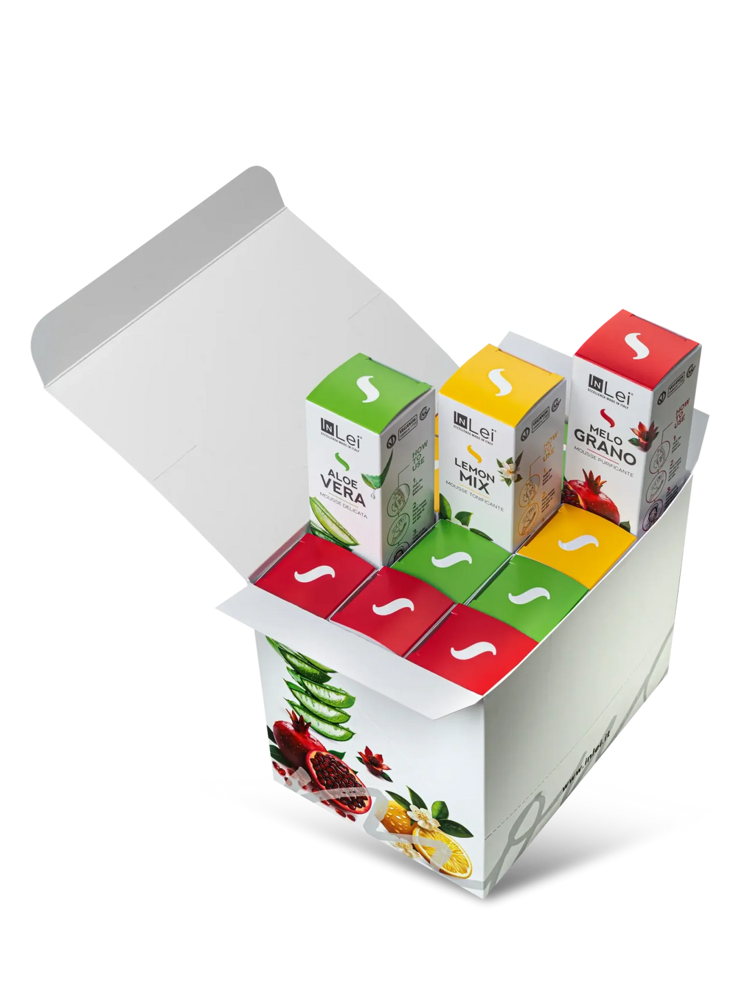 InLei® MOUSSE COCKTAIL SET TRAVEL SIZE - Thekendisplay 12 × 50 ml - lishmaker.com 2