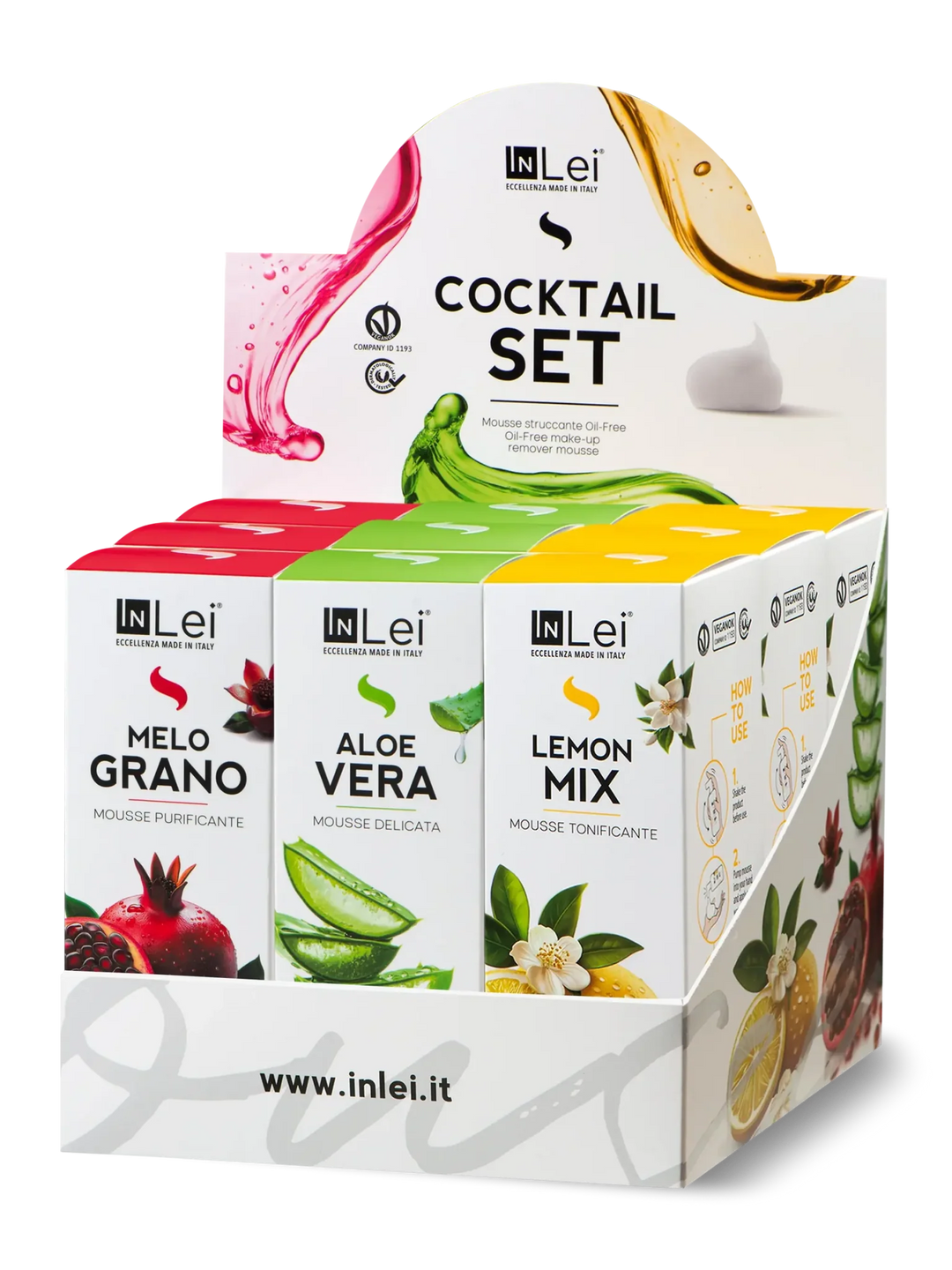 InLei® MOUSSE COCKTAIL SET - Thekendisplay 9 × 100 ml - lishmaker.com