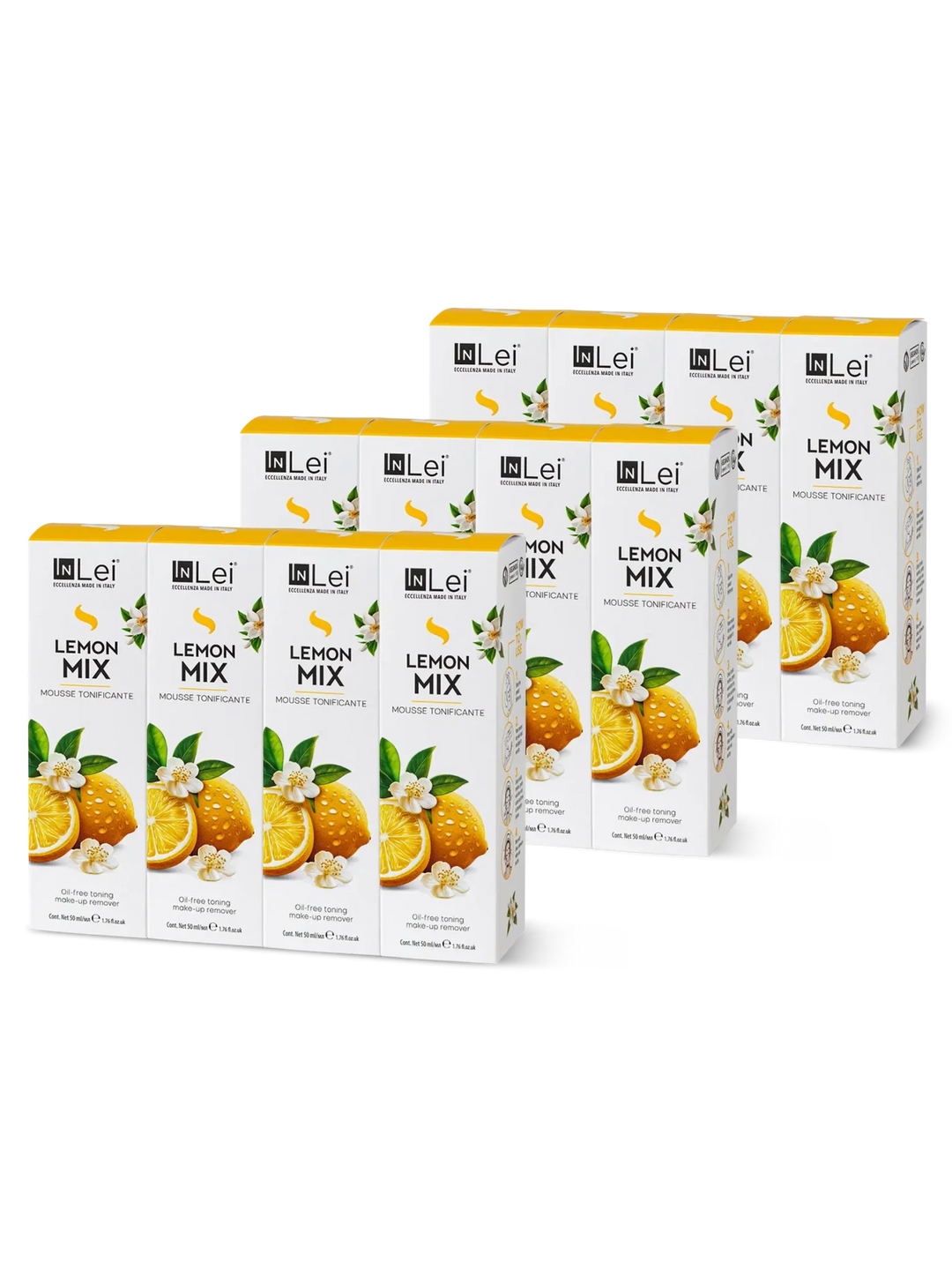 InLei® MOUSSE LEMON MIX TRAVEL SIZE - Thekendisplay 12 × 50 ml - lishmaker.com 3