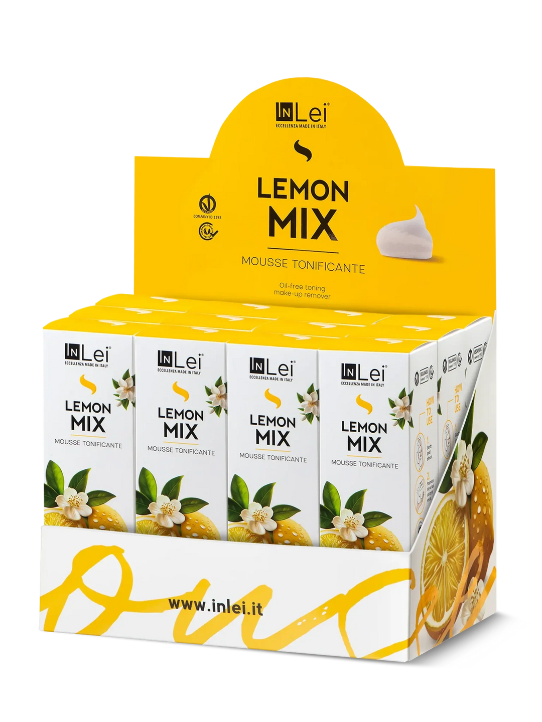 InLei® MOUSSE LEMON MIX TRAVEL SIZE - Thekendisplay 12 × 50 ml - lishmaker.com