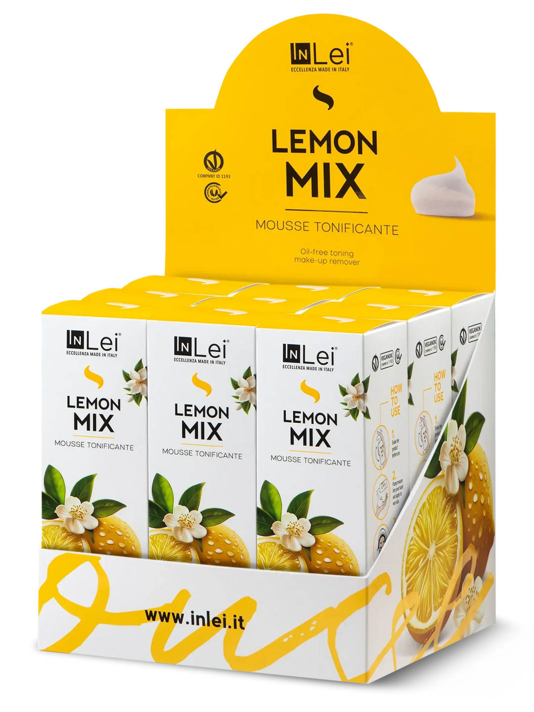 InLei® MOUSSE LEMON MIX - Thekendisplay 9 × 100 ml - lishmaker.com