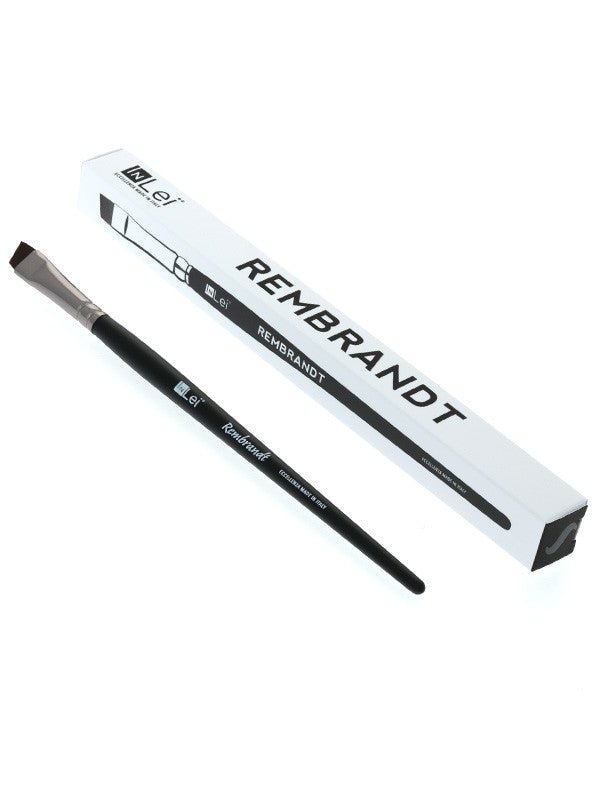 InLei REMBRANDT Profi - Schrägschnittpinsel, mit breitem Ansatz, für Brow Artist - lishmaker.com