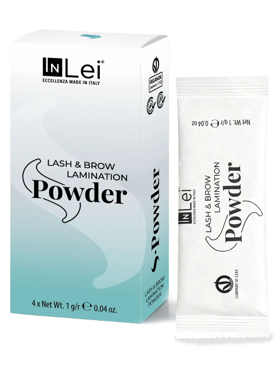 InLei® S - Powder Sachets – für präzise Kontrolle bei Lash - & Brow - Laminierungen, 4 × 1 g - lishmaker.com