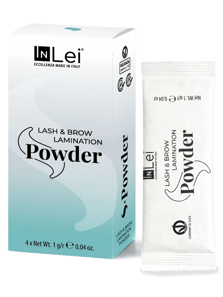 InLei® S - Powder Sachets – für präzise Kontrolle bei Lash - & Brow - Laminierungen, 4 × 1 g - lishmaker.com