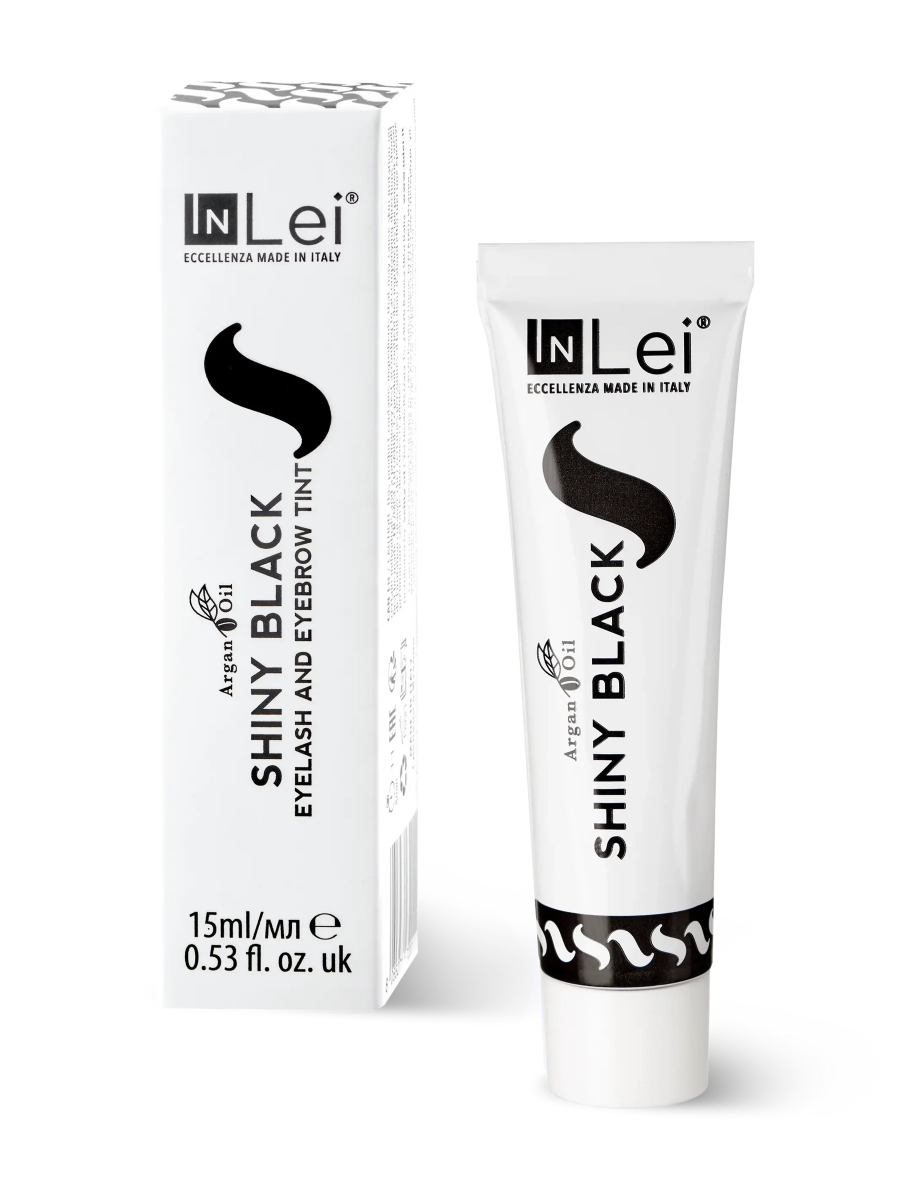 InLei® "SHINY BLACK" - Wimpern - und Augenbrauenfarbe - lishmaker.com