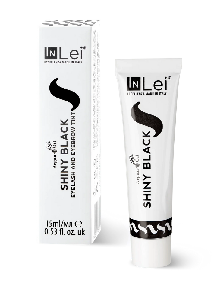 InLei® "SHINY BLACK" - Wimpern - und Augenbrauenfarbe - lishmaker.com
