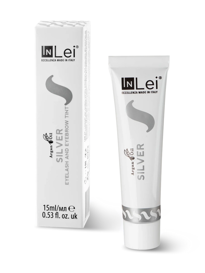 InLei® "SILVER" - Wimpern - und Augenbrauenfarbe - lishmaker.com