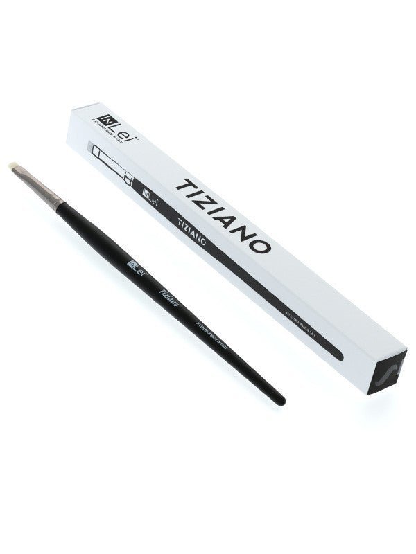 InLei TIZIANO professioneller gerader Pinsel für Wimpernstylisten - lishmaker.com
