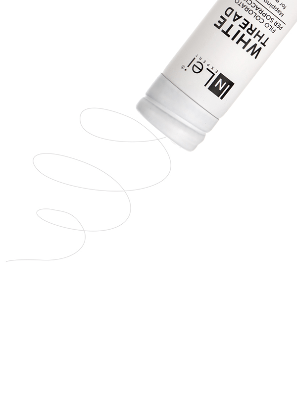 InLei WHITE THREAD weißer Faden zum Nachzeichnen von Augenbrauen - lishmaker.com