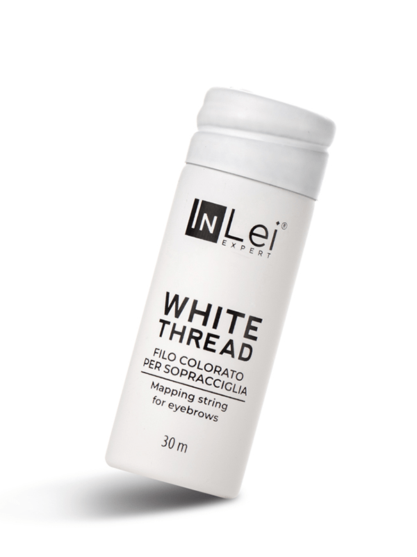 InLei WHITE THREAD weißer Faden zum Nachzeichnen von Augenbrauen - lishmaker.com