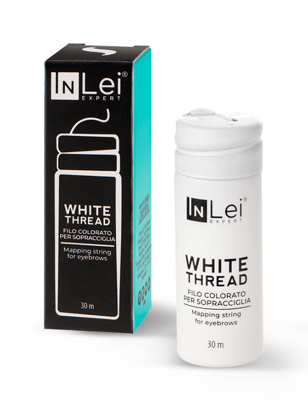 InLei WHITE THREAD weißer Faden zum Nachzeichnen von Augenbrauen - lishmaker.com