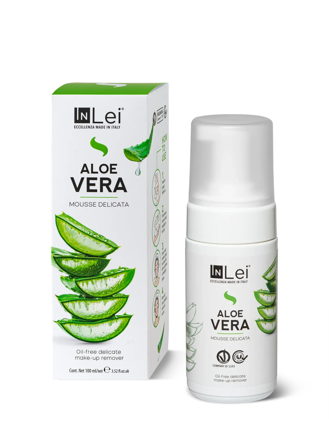 InLei® MOUSSE ALOE VERA - Gesichtsreiniger 100 ml - lishmaker.com 3