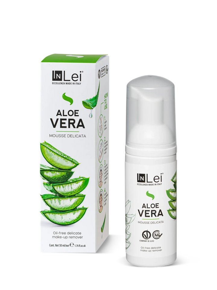 InLei® MOUSSE ALOE VERA TRAVEL SIZE - Gesichtsreiniger 50 ml - lishmaker.com 3