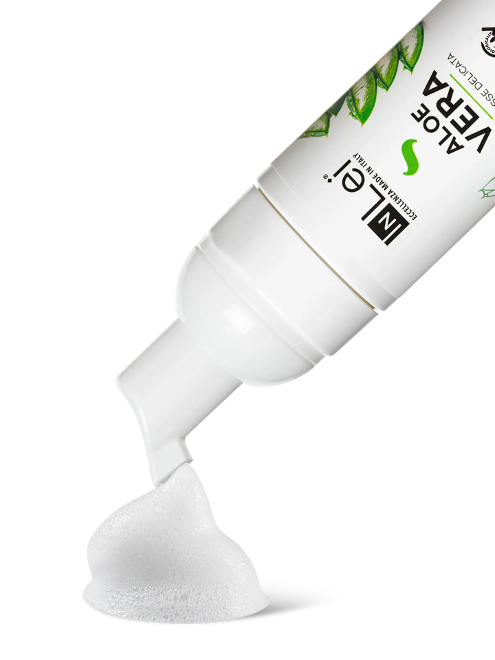 InLei® MOUSSE ALOE VERA TRAVEL SIZE - Gesichtsreiniger 50 ml - lishmaker.com 2