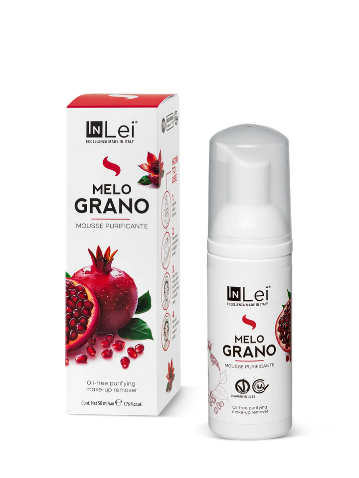 InLei® MOUSSE MELOGRANO TRAVEL SIZE - Gesichtsreiniger 50 ml - lishmaker.com 3