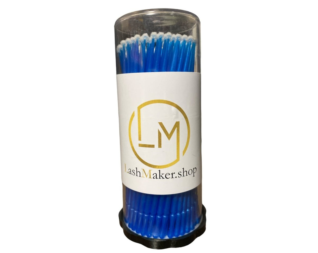 100 Mikrobürstchen blau - lishmaker.com