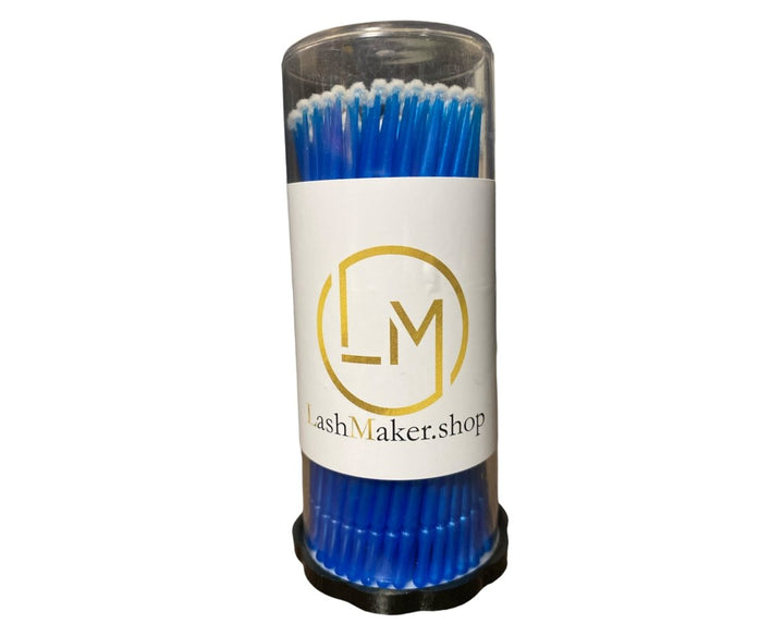 100 Mikrobürstchen blau - lishmaker.com