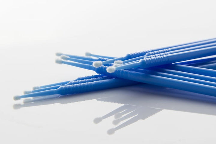 100 Mikrobürstchen blau - lishmaker.com