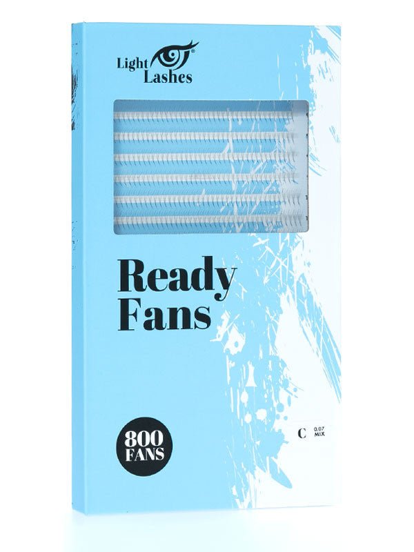 3D 800 Fertigfächer "READY FANS" C - curl MAXI_FORMAT - lishmaker.com