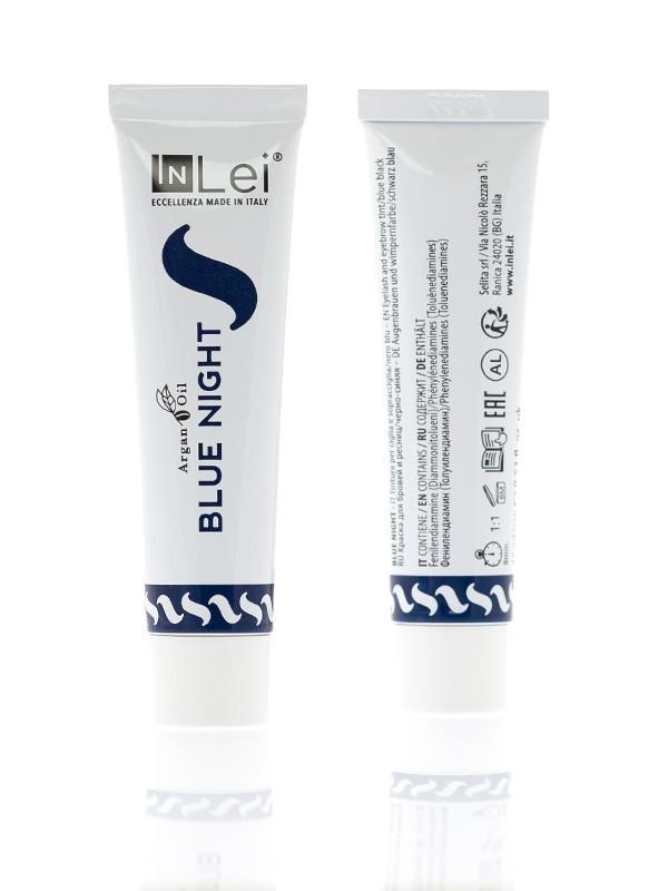 InLei Wimpern - und Augenbrauenfarben "BLUE NIGHT" - schwarz - blauer Farbton - lishmaker.com
