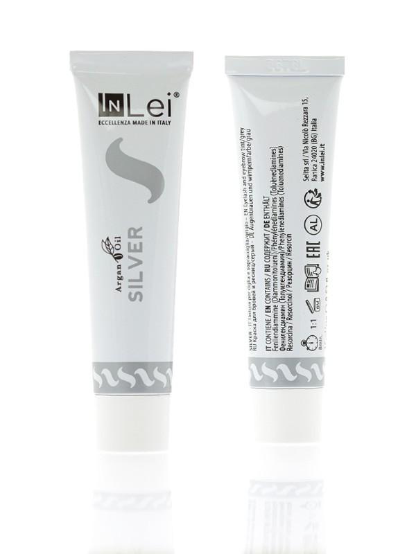 InLei Wimpern - und Augenbrauenfarben "SILVER" - graue Farbe - lishmaker.com