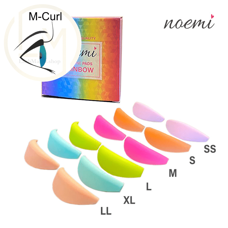 Noemi Rainbow - M - Curl - Mix Box 6 Paar - lishmaker.com