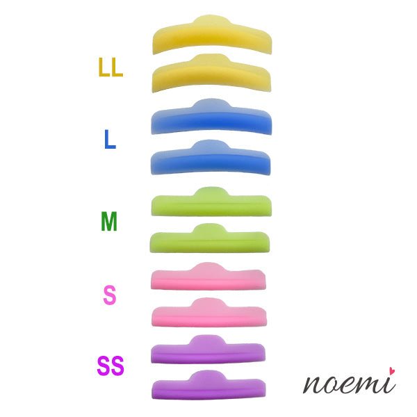 Noemi Silikonpads "Cloud" U - Curl - 5 Paar Mix - lishmaker.com