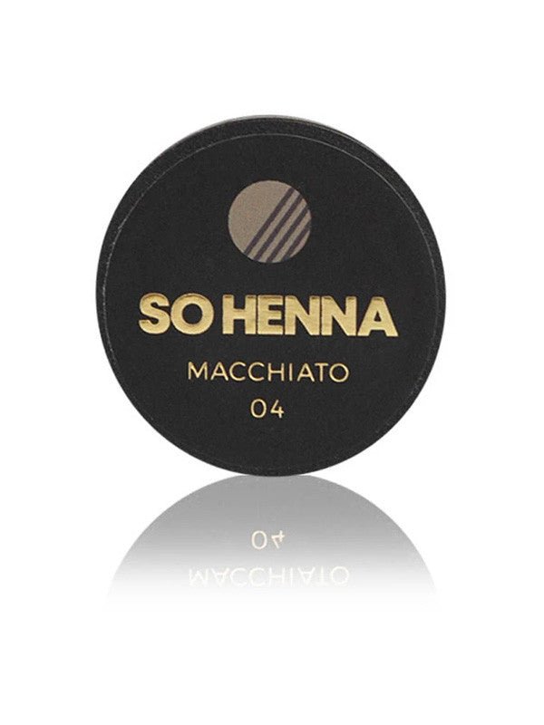 SO HENNA Augenbraue Henna Farbe - 04 Macchiato - lishmaker.com