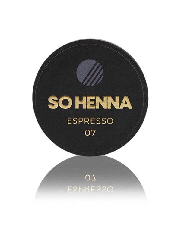 SO HENNA Augenbraue Henna Farbe - 07 Espresso - lishmaker.com