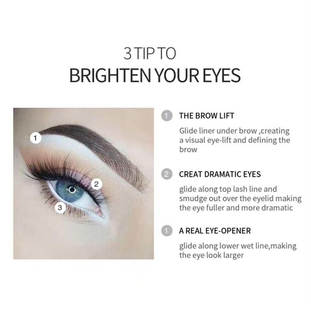 White Eyeliner/Brow Pencil Highlighter - lishmaker.com