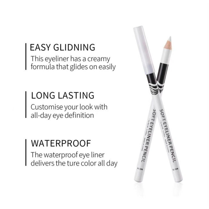 White Eyeliner/Brow Pencil Highlighter - lishmaker.com